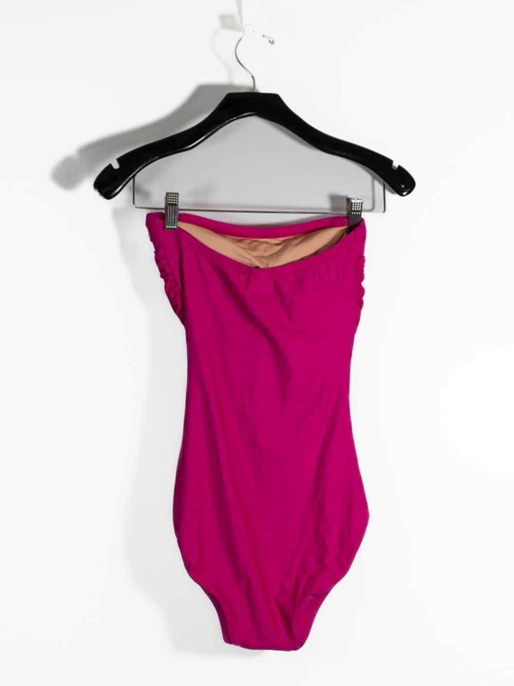 NEW J. Crew Women's Gemma Bandeau Strapless One Piece Swim Bathing Suit Pink 0 - Picture 3 of 3